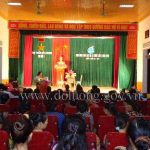 Chi hội phụ nữ khối 7, Thị trấn Đô Lương tổ chức buổi sinh hoạt CLB “Lá chắn” lần thứ 2 năm 2015.